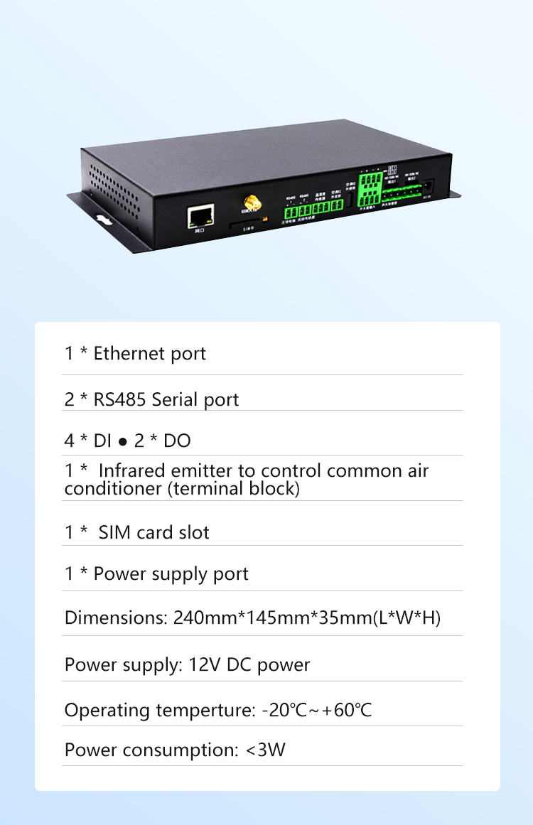 Host zur Überwachung der Energieumgebung SPD-T300GSM